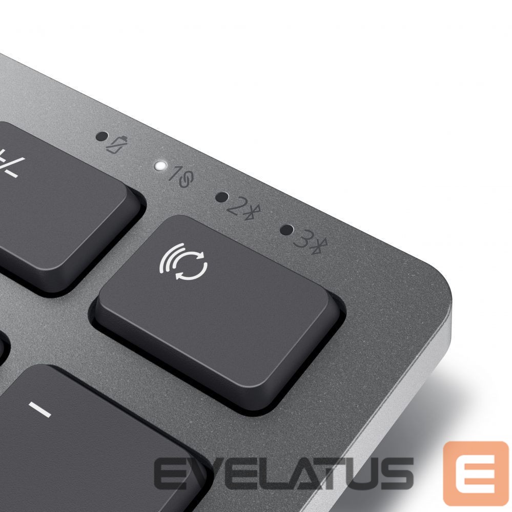 Arvuti klaviatuur Dell Keyboard KB700 Wireless, US, 2.4 GHz, Bluetooth 5.0, Titan Gray