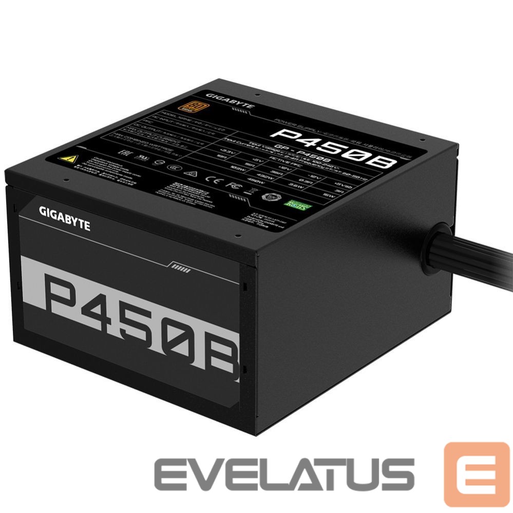 Toiteplokk Gigabyte GP-P450B 450 W, 80 PLUS Bronze certified