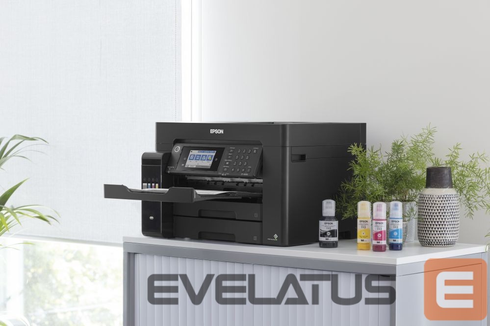 Printerid EPSON EcoTank L15160 Colour, Inkjet, Multicunctional Printer, A3+, Wi-Fi, Black