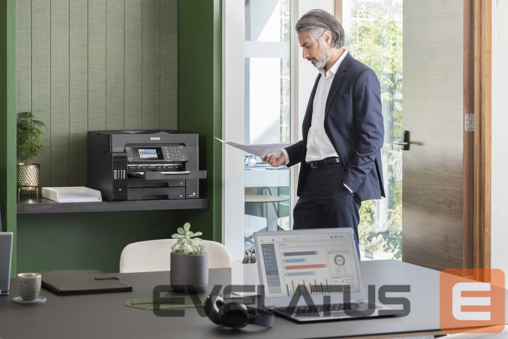Printerid EPSON EcoTank L15160 Colour, Inkjet, Multicunctional Printer, A3+, Wi-Fi, Black