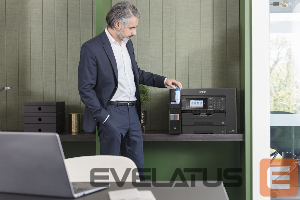 Printerid EPSON EcoTank L15160 Colour, Inkjet, Multicunctional Printer, A3+, Wi-Fi, Black