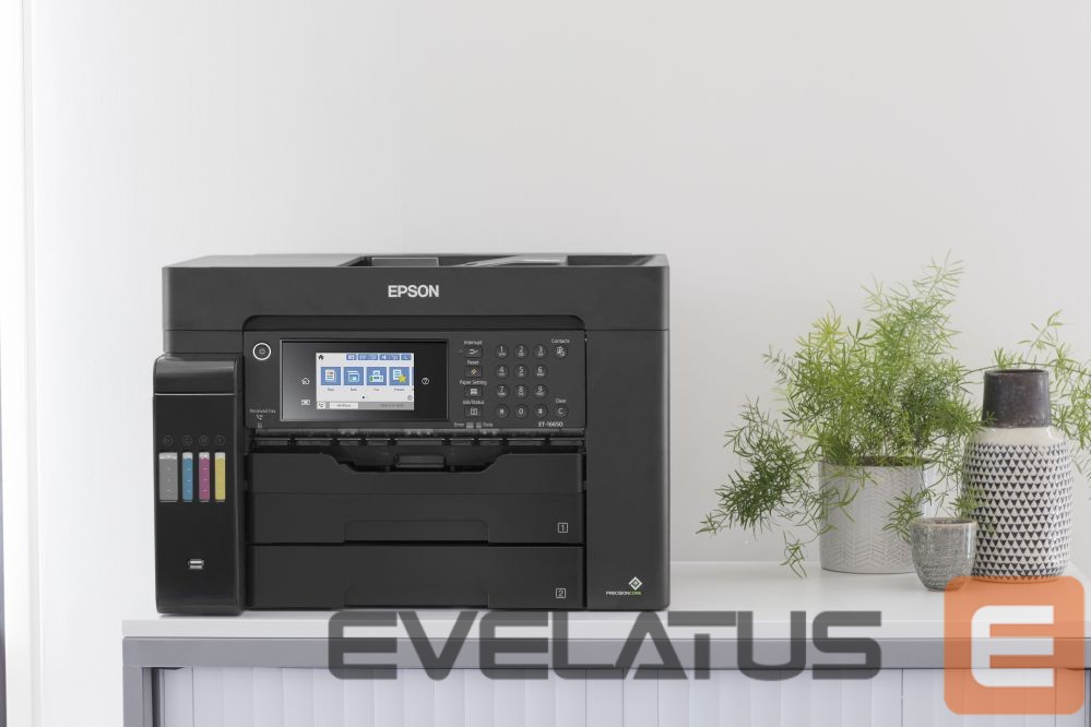 Printerid EPSON EcoTank L15160 Colour, Inkjet, Multicunctional Printer, A3+, Wi-Fi, Black