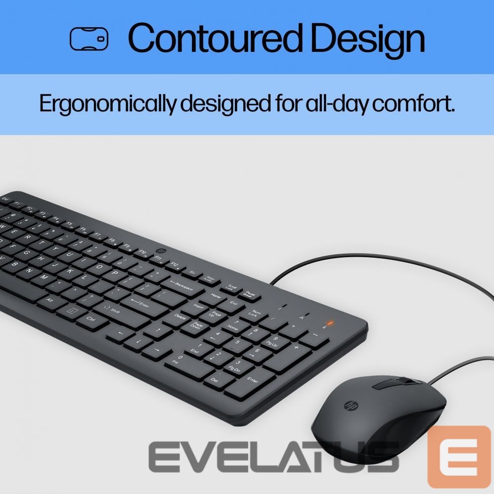 Arvutitarvikud HP HP 150 Wired Mouse and Keyboard (EN)