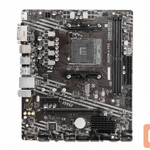 Intel protsessori emaplaat MSI  A520M-A PRO Processor family AMD, Processor socket AM4, DDR4, Memory slots 2, Chipset AMD A, Micro ATX 