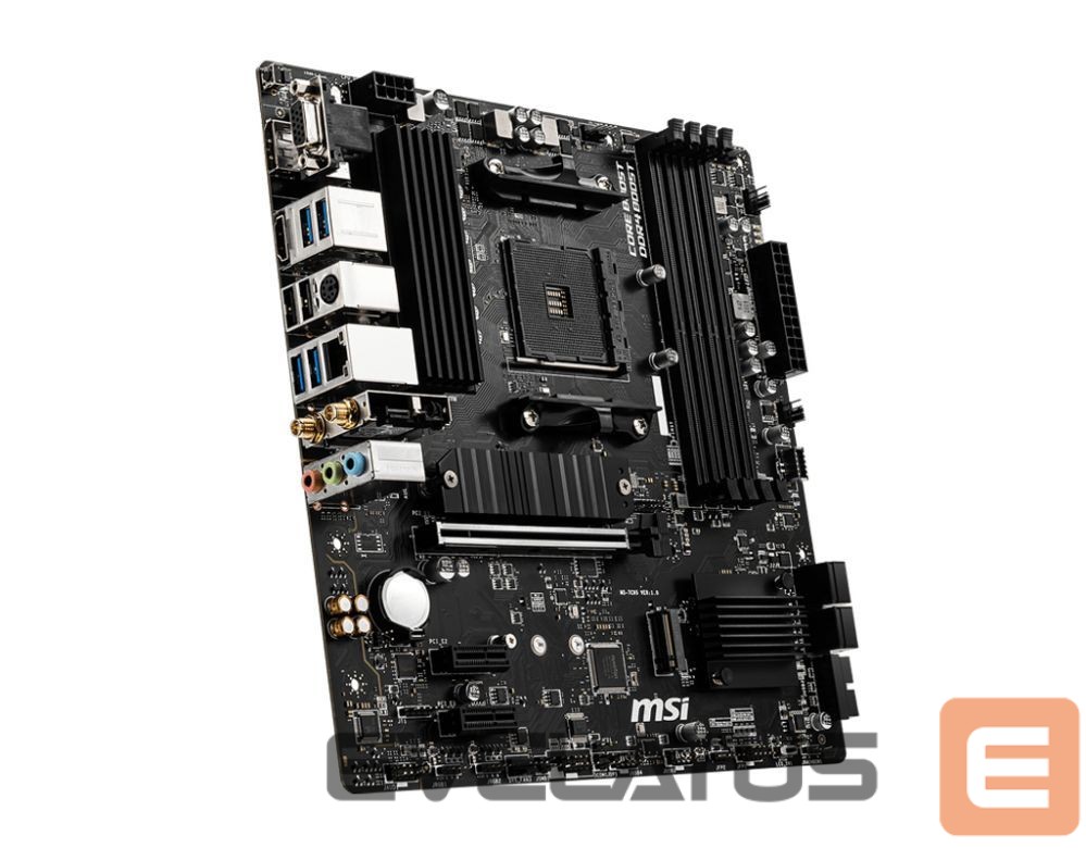 Intel protsessori emaplaat MSI B550M PRO-VDH WIFI Processor family AMD, Processor socket AM4, DDR4, Memory slots 4, Chipset AMD B, Micro ATX