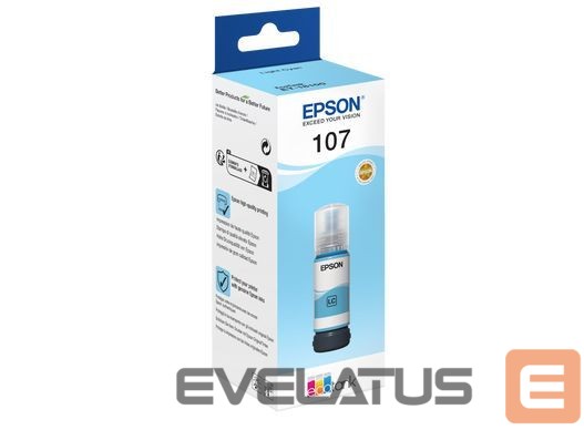 Tarvikud ja tarvikud EPSON 108 EcoTank Ink Bottle, Light Cyan