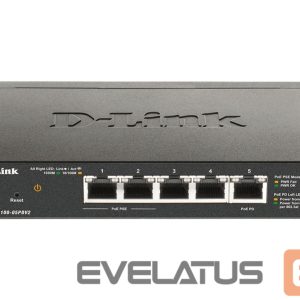 Server – muud tarvikud D-link  5-Port Gigabit PoE Smart Managed Switch and PoE Extender DGS-1100-05PDV2 Web managed, Desktop 