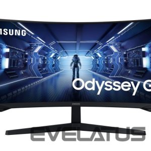 Monitorid Samsung  Curved Monitor  LC34G55TWWPXEN 34 ", VA, UWQHD, 3440 x 1440, 21:9, 1 ms, 250 cd/m², Black, 165 Hz, HDMI ports quantity 1 