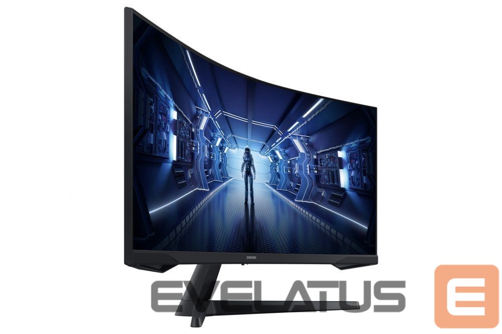 Monitorid Samsung Curved Monitor LC34G55TWWPXEN 34 ", VA, UWQHD, 3440 x 1440, 21:9, 1 ms, 250 cd/m², Black, 165 Hz, HDMI ports quantity 1