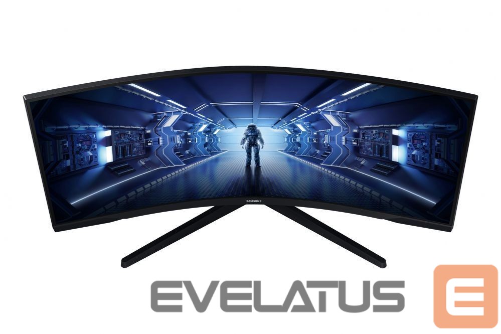 Monitorid Samsung Curved Monitor LC34G55TWWPXEN 34 ", VA, UWQHD, 3440 x 1440, 21:9, 1 ms, 250 cd/m², Black, 165 Hz, HDMI ports quantity 1