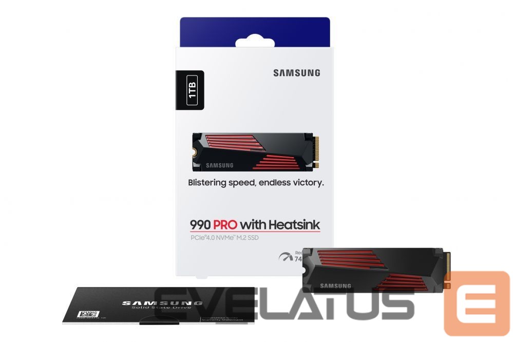 Kõvaketas SSD Samsung 990 PRO with Heatsink NVMe M.2 SSD 1TB