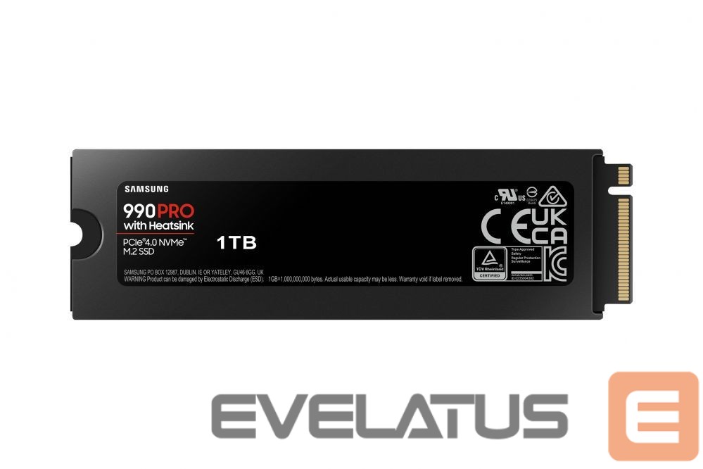 Kõvaketas SSD Samsung 990 PRO with Heatsink NVMe M.2 SSD 1TB