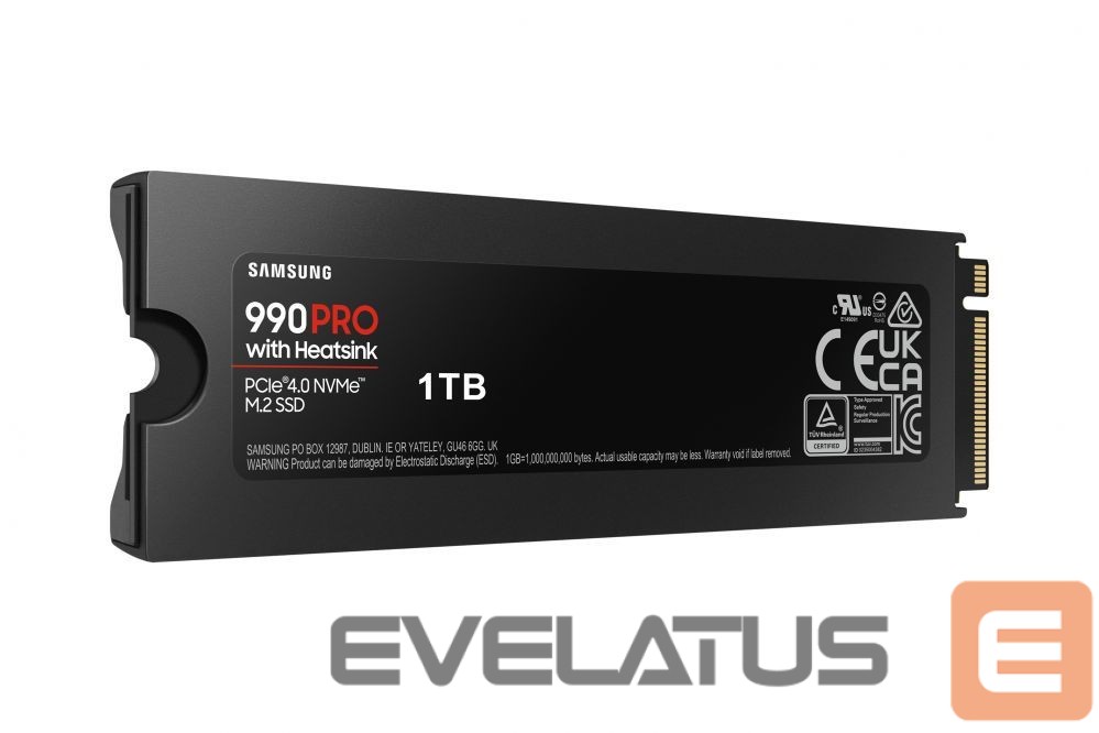 Kõvaketas SSD Samsung 990 PRO with Heatsink NVMe M.2 SSD 1TB