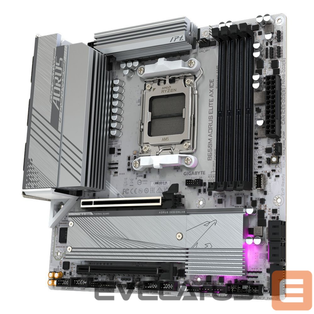 Intel protsessori emaplaat Gigabyte B650M A ELITE AX ICE 1.0 M/B
