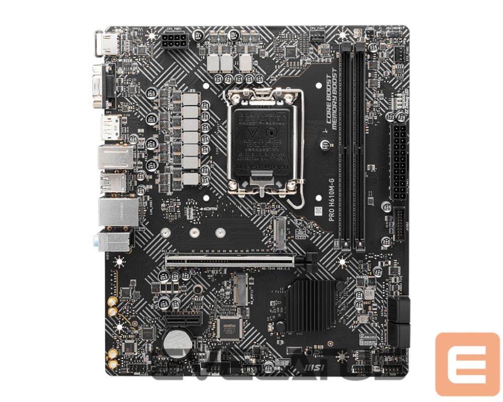 Intel protsessori emaplaat MSI PRO H610M-G