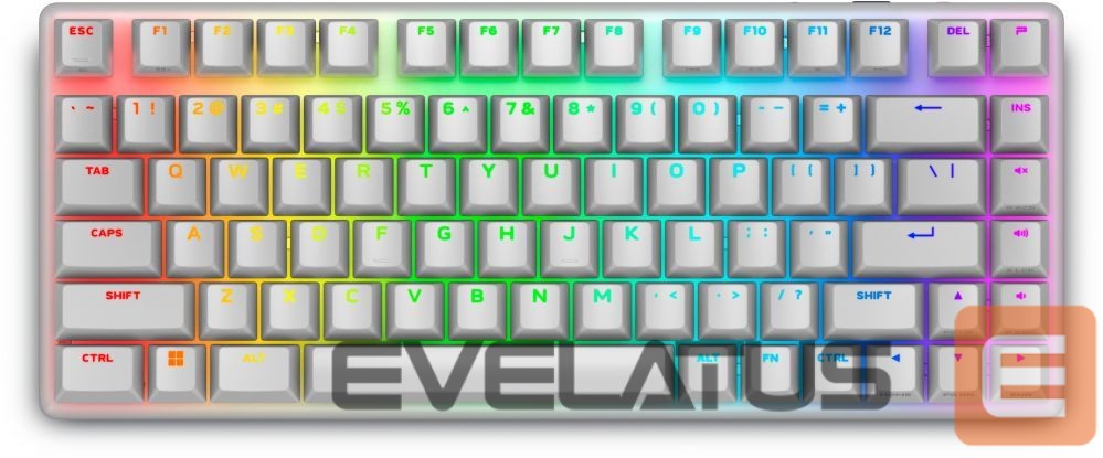 Arvuti klaviatuur Dell 545-BBFR Alienware Pro Gaming Keyboard Wireless US Alienware Linear Mechanical Lunar Light Bluetooth