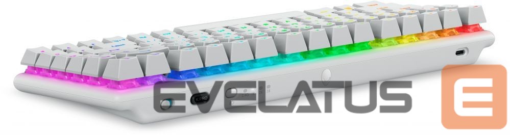 Arvuti klaviatuur Dell 545-BBFR Alienware Pro Gaming Keyboard Wireless US Alienware Linear Mechanical Lunar Light Bluetooth