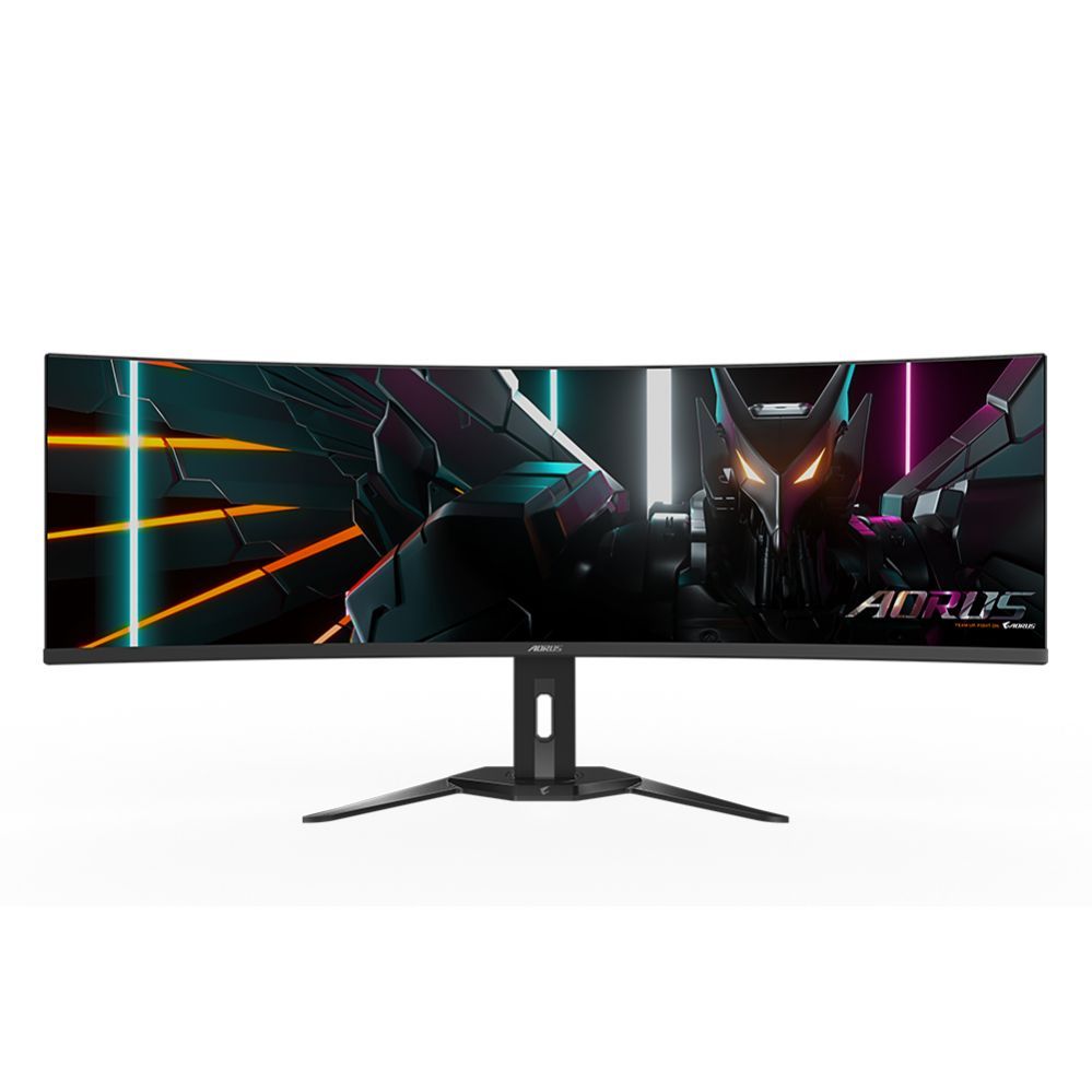 Monitorid Gigabyte Gaming Monitor 49" OLED AORUS CO49DQ EK1, 5120x1440 DQHD, 3 ms, 250 cd/m2 (TYP), HDMI ports quantity 2, 144 Hz, Black