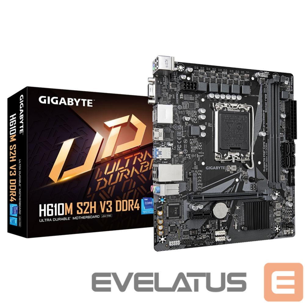 Intel protsessori emaplaat Gigabyte H610M S2H V3 DDR4 G1.0