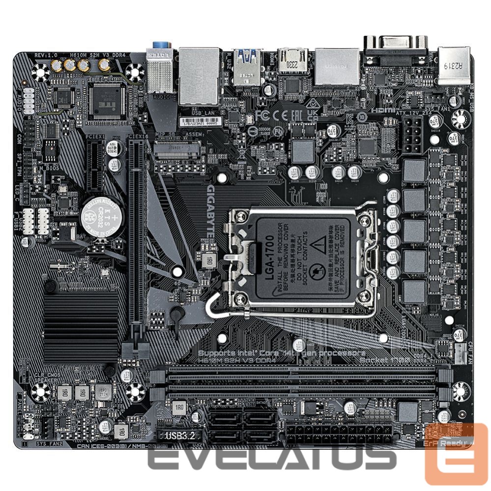 Intel protsessori emaplaat Gigabyte H610M S2H V3 DDR4 G1.0