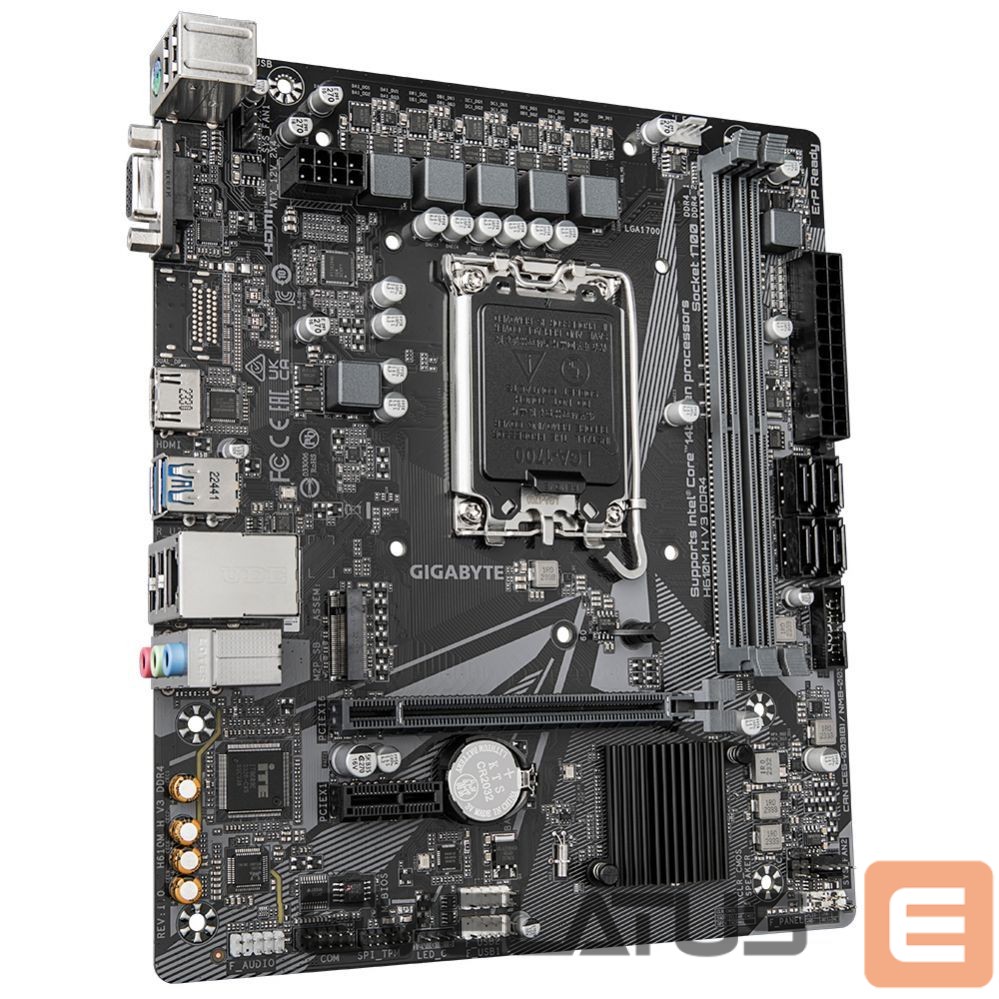 Intel protsessori emaplaat Gigabyte M/B H610M H V3 DDR4 1.0 |