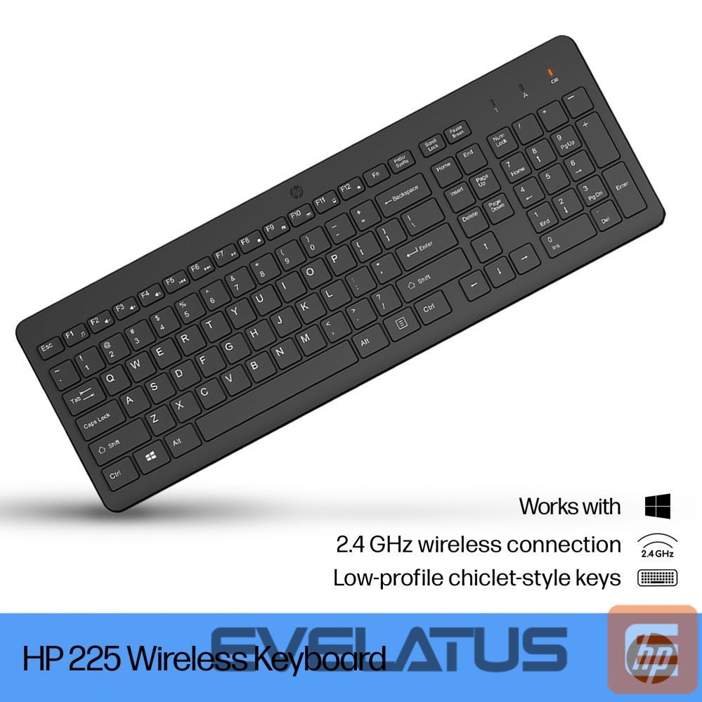 Arvutitarvikud HP HP 225 Wireless Keyboard