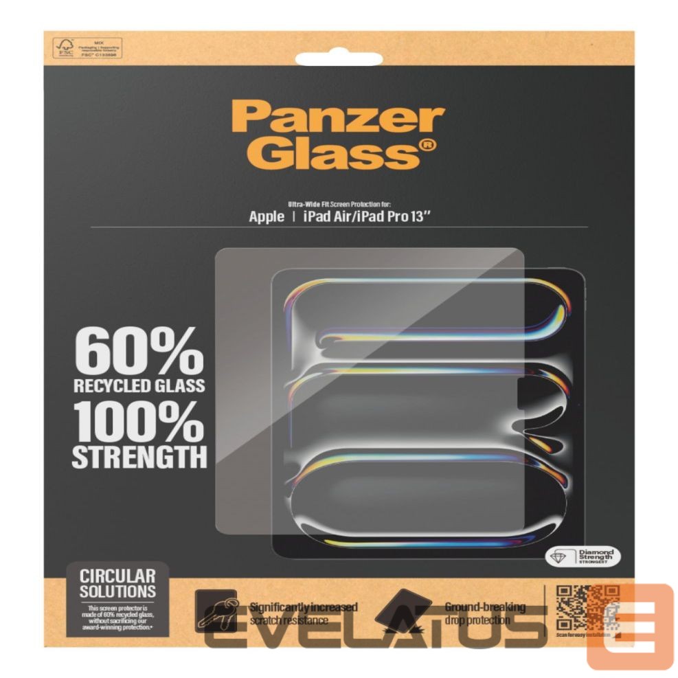 Kaitseklaasid PanzerGlass Screen Protector iPad Air 12.9" 2024 | iPad Pro 12.9" 2024 | Ultra-Wide Fit