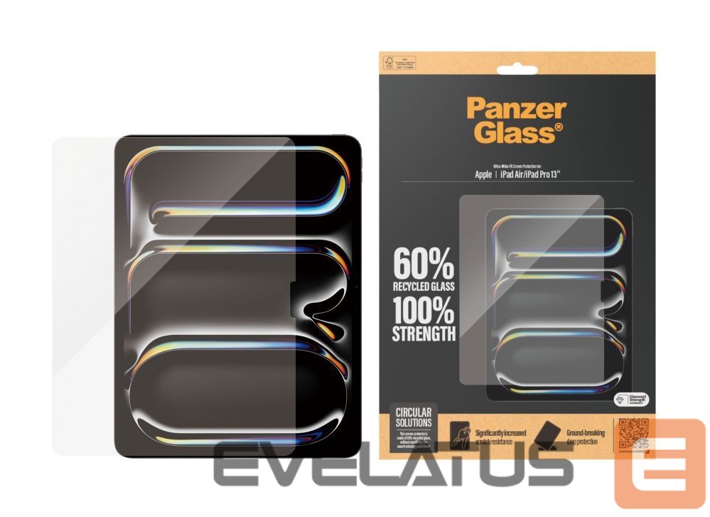 Kaitseklaasid PanzerGlass Screen Protector iPad Air 12.9" 2024 | iPad Pro 12.9" 2024 | Ultra-Wide Fit