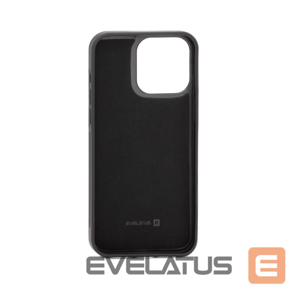 Tagakaaned Evelatus Apple iPhone 14 Pro Leather Case Zipper Design Flower Black