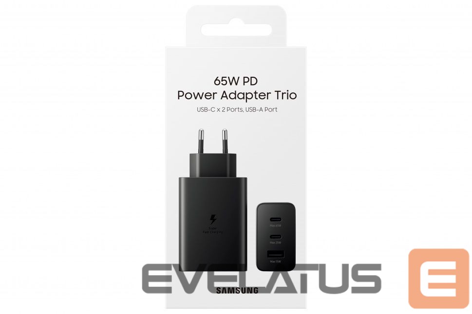 Adaptrid Samsung Samsung Power Adapter 65W Trio Black
