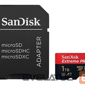Mälukaardid SANDISK BY WESTERN DIGITAL  MEMORY MICRO SDXC 1TB UHS-I/W/A SDSQXCD-1T00-GN6MA SANDISK 