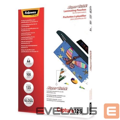 Kontoritarbed Fellowes LAMINATING POUCH A4/100PCS 5440101