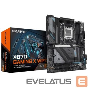 AMD protsessori emaplaat Gigabyte  Mainboard||AMD X870|SAM5|ATX|Memory DDR5|Memory slots 4|2xPCI-Express 3.0 1x|1xPCI-Express 5.0 16x|3xM.2|1xHDMI|4xUSB 2.0|4xUSB 3.2|2xUSB-C|1xRJ45|3xAudio port|X870GAMINGXWIFI71.1 