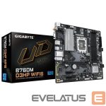 Intel protsessori emaplaat Gigabyte  Mainboard||Intel B760 Express|LGA1700|Micro-ATX|Memory DDR5|Memory slots 4|2xPCI-Express 3.0 1x|1xPCI-Express 4.0 16x|2xM.2|1x15pin D-sub|1xHDMI|1xDisplayPort|2xUSB 2.0|3xUSB 3.2|1xUSB-C|1xPS/2|1xRJ45|3xAudio port|B760MD3HPWIFI61.0 