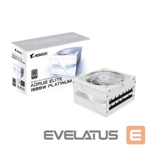 Toiteplokk Gigabyte  Power Supply||GP-AE1000PM PG5 ICE|1000 Watts|Efficiency 80 PLUS PLATINIUM|PFC Active|MTBF 100000 hours|GP-AE1000PMPG5ICE 