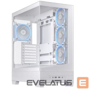 Arvuti korpus Asus  Case|| A31 PLUS Case|MidiTower|Case product features Transparent panel|ATX|BTX|MicroATX|MiniITX|Colour White|A31PLUSTGARGBWHITE 
