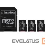 Muu arvutitarvik Kingston  MEMORY MICRO SDXC 64GB UHS-I/3PACK SDCG4/64GB 