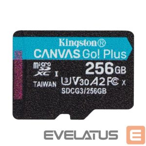 Muu arvutitarvik Kingston  MEMORY MICRO SDXC 256GB UHS-I/SDCG4/256GB 