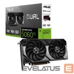 Graafikakaart / ideokaardid Asus  Graphics Card||NVIDIA GeForce RTX 5060 Ti|16 GB|GDDR7|128 bit|PCIE 5.0 16x|Dual Slot Fansink|1xHDMI|3xDisplayPort|DUAL-RTX5060TI-O16G 