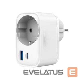 Laadijad ja juhtmed Gembird  CHARGER USB UNIVERSAL 20W WHT/2P AC TA-ACPDQC20-01-W 