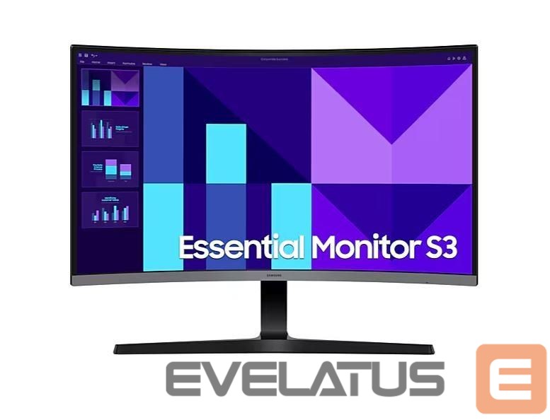 Monitorid Samsung LCD Monitor||LS27D390GAUXEN|27"|Business/Curved|Tilt|Matte|Panel VA|1920x1080|16:9|100Hz|4 ms|LS27D390GAUXEN