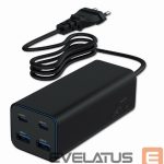 Laadijad ja juhtmed Gembird  CHARGER USB UNIVERSAL 4P 100W/TA-UC-2A2C-PD100-01-BK 