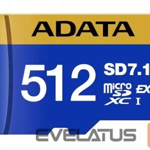 Muu arvutitarvik ADATA  MEMORY MICRO SDXC 512GB SD7.1/UD512GEX3L1-C 