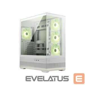 Arvuti korpus MSI  Case||MAG PANO 110R PZ / WHITE|MidiTower|Case product features Transparent panel|Not included|Colour Black|MAGPANO110RPZWHITE 