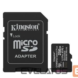 Muu arvutitarvik Kingston  MEMORY MICRO SDXC 256GB UHS-I/W/ADAPTER SDCS3/256GB 