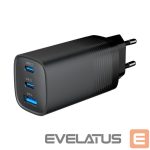 Laadijad ja juhtmed Gembird  CHARGER USB UNIVERSAL QC3.0/TA-UC-PDQC65-01-BK 