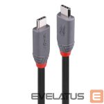 Kaabel LINDY  CABLE USB4 240W TYPE C 1.5M/40GBPS ANTHRA LINE 36957 