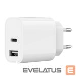 Laadijad ja juhtmed Gembird  CHARGER USB UNIVERSAL WHITE/2P TA-UC-2AC12-01 