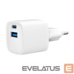 Laadijad ja juhtmed Gembird  CHARGER USB 20W 2PORT/TA-UC-PDQC20-W-01 