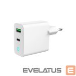 Laadijad ja juhtmed Gembird  CHARGER USB 20W 2PORT/TA-UC-PDQC20L-W-01 